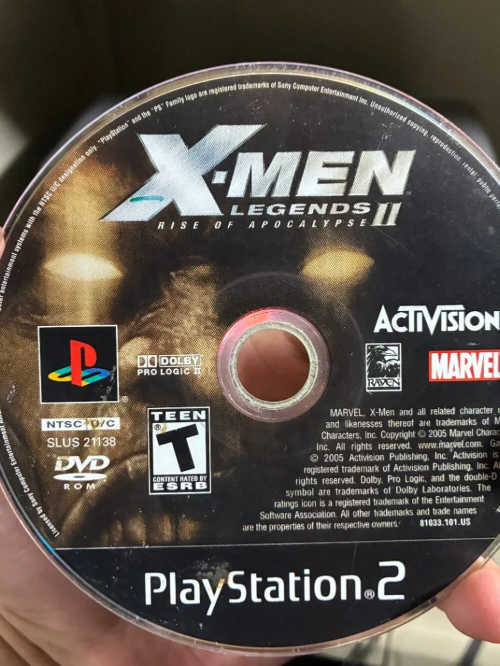 Activision X-Men Legends II: Rise of Apocalypse PS2 Action RPG T - Disc Only